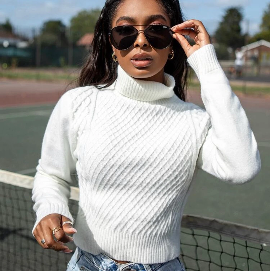 Oanvänd stickad tröja!