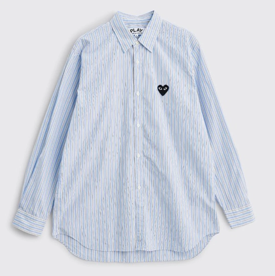  Cdg play navy shirt black heart  - 90