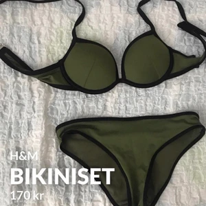 Bikini - En bikini från H&M, överdel med pushup (70b) & underdelen är i strl 34. Aldrig använd. Frakt tillkommer! 