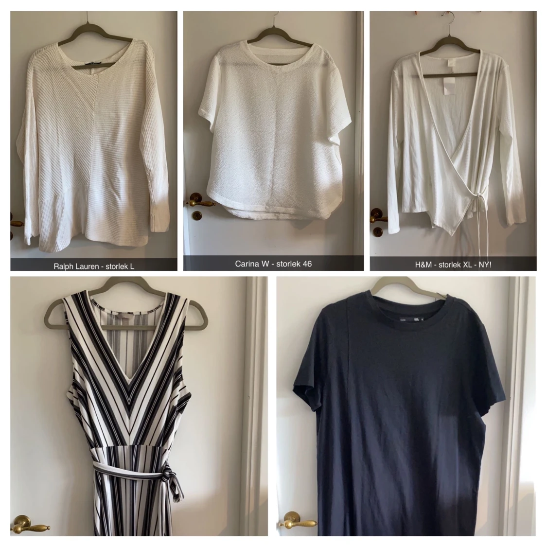 Blusar och klånning