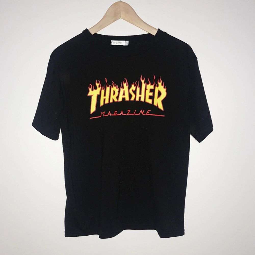 Fake thrasher t-shirt, ser real | Plick Second Hand