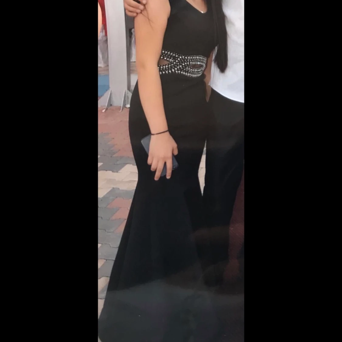 Svart klänning storlek S