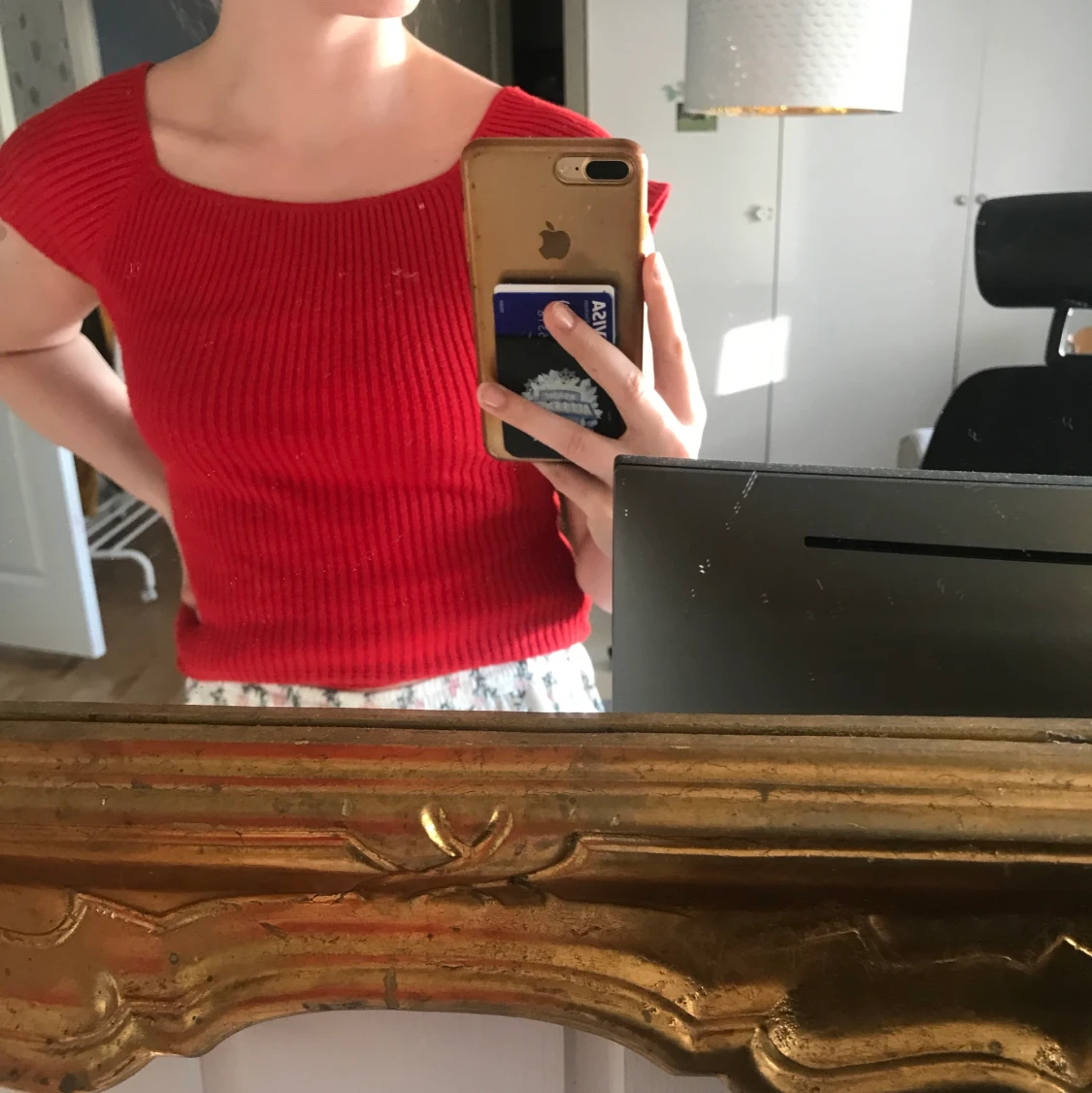 Ribbad off shoulder topp  - 90