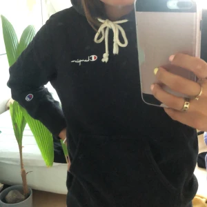 Champion hodie - Söker en medium championhodie med en fläck vid luvan, hoddien är ganska liten i storleken och känns mer som en s. 