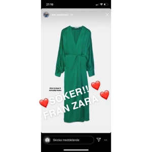 SÖKER - Söker denna klänning från Zara!! (XS-S) 