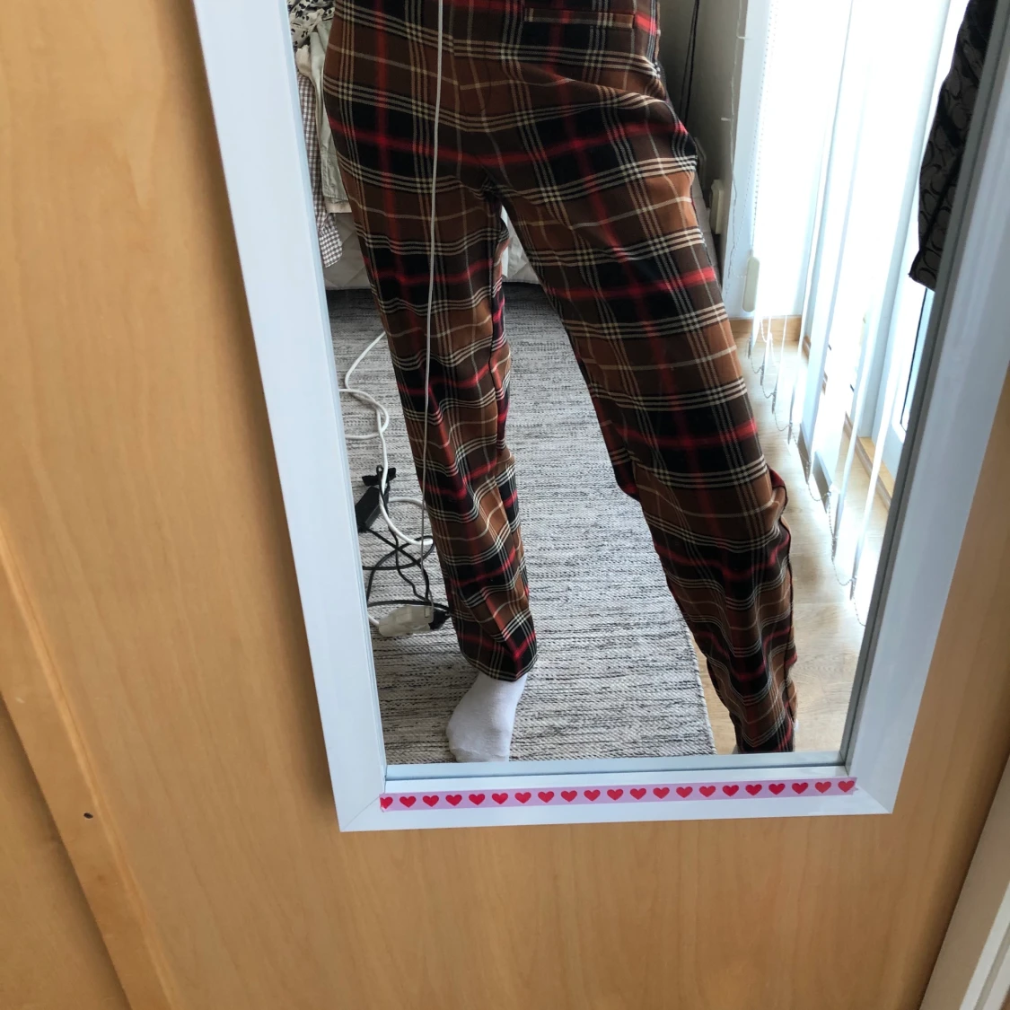 Rutiga kostymbyxor  - 90