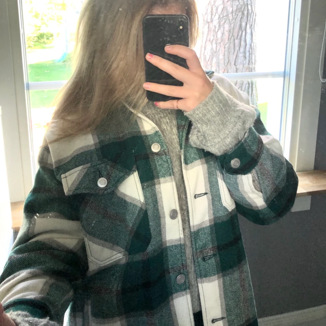 Rutig Jacka från Zara