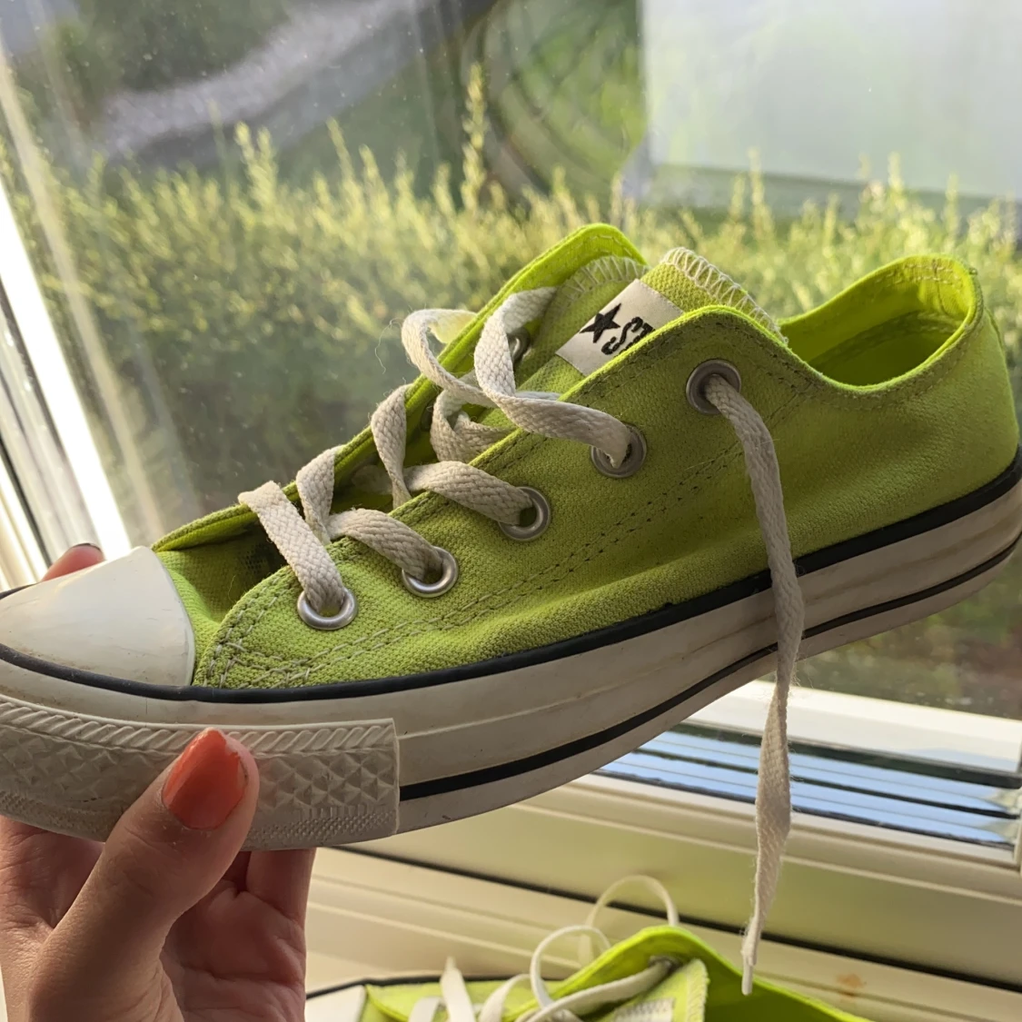 Limegröna låga converse!🥒🪀 - 91