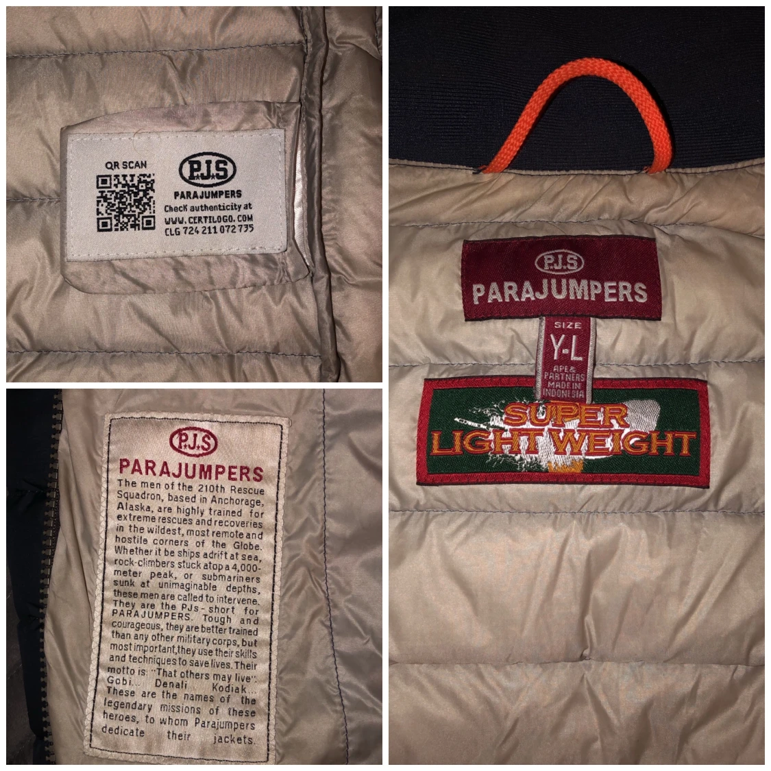Parajumpers jacka strl xs/s - 90