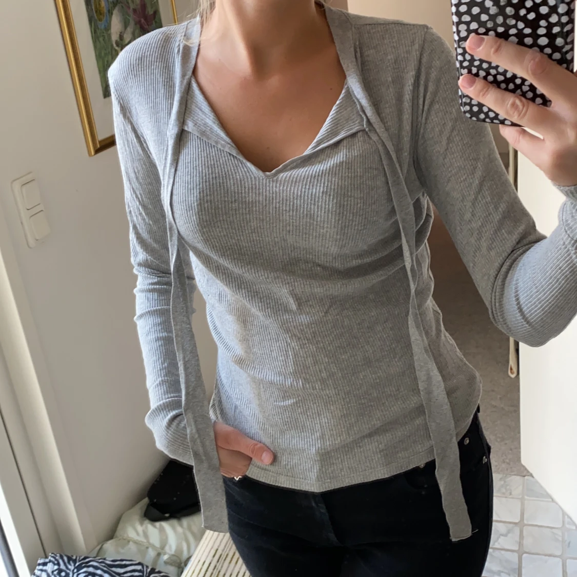 Långärmad tröja Mango