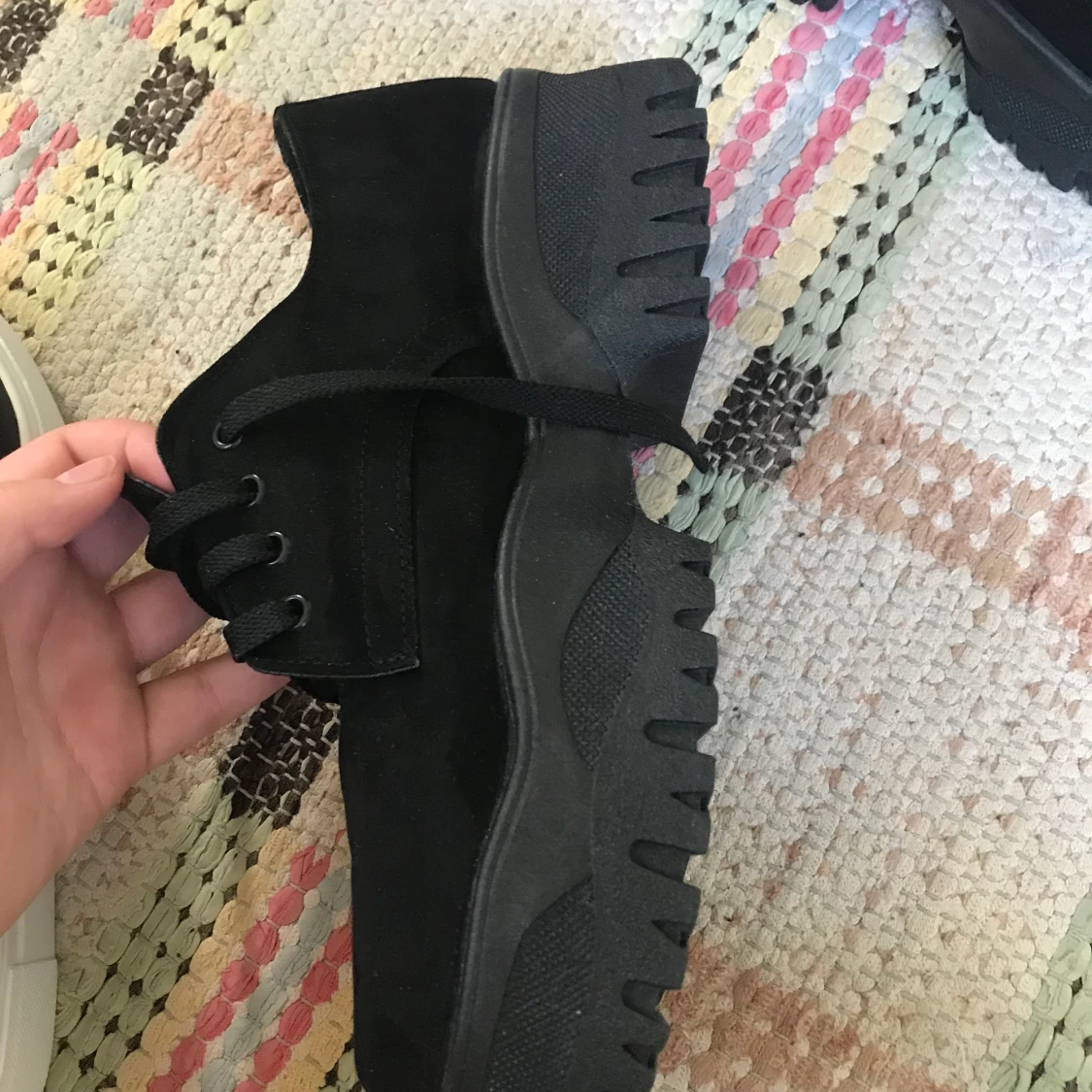 Chunky sneakers i mocka. - 90