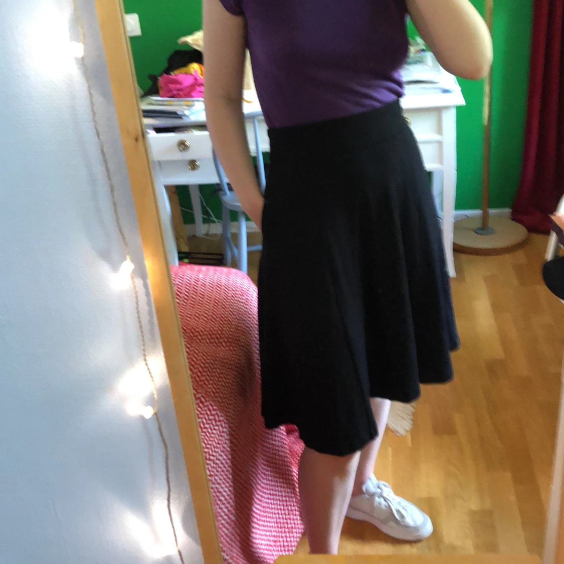 Svart kjol med fickor! 