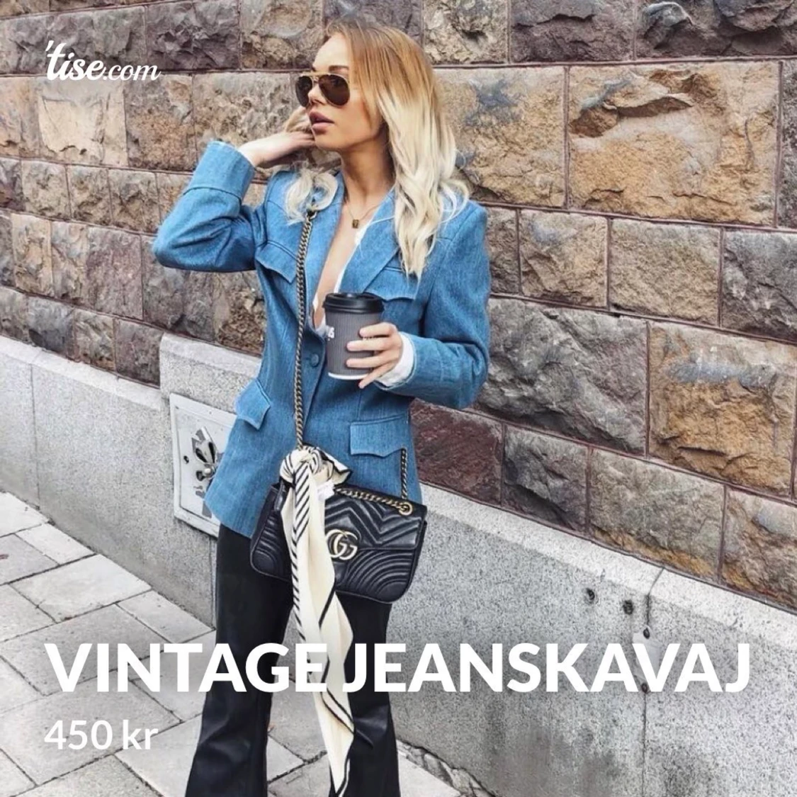 Vintage jeanskavaj