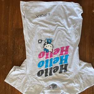Söt t-Shirt från Bikbok med hello Kitty på märkt L. Ganska tight. Frakt 50kr