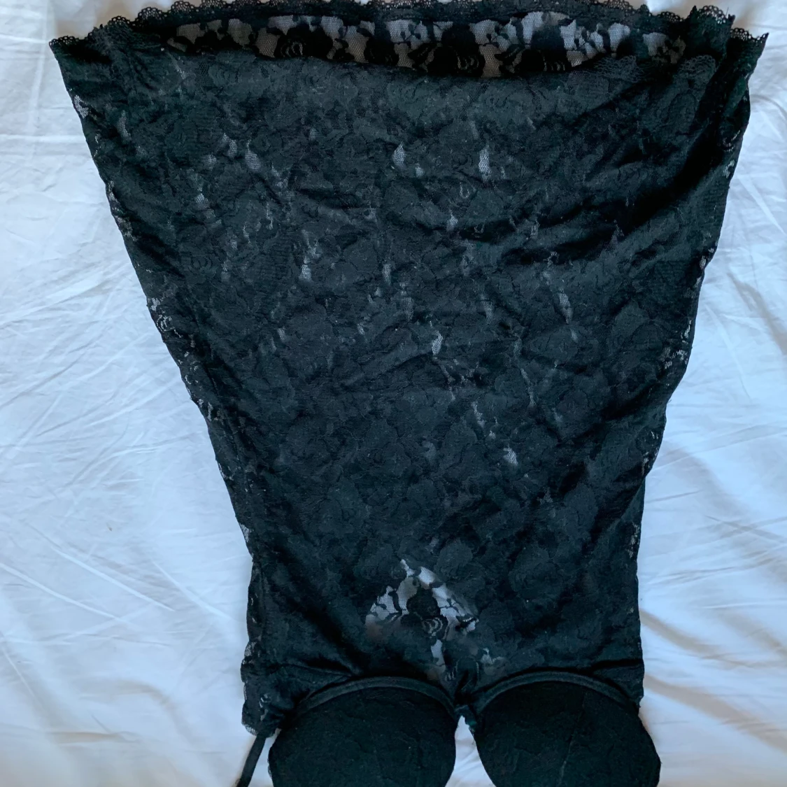 Pjamas i spets använt bara en gång