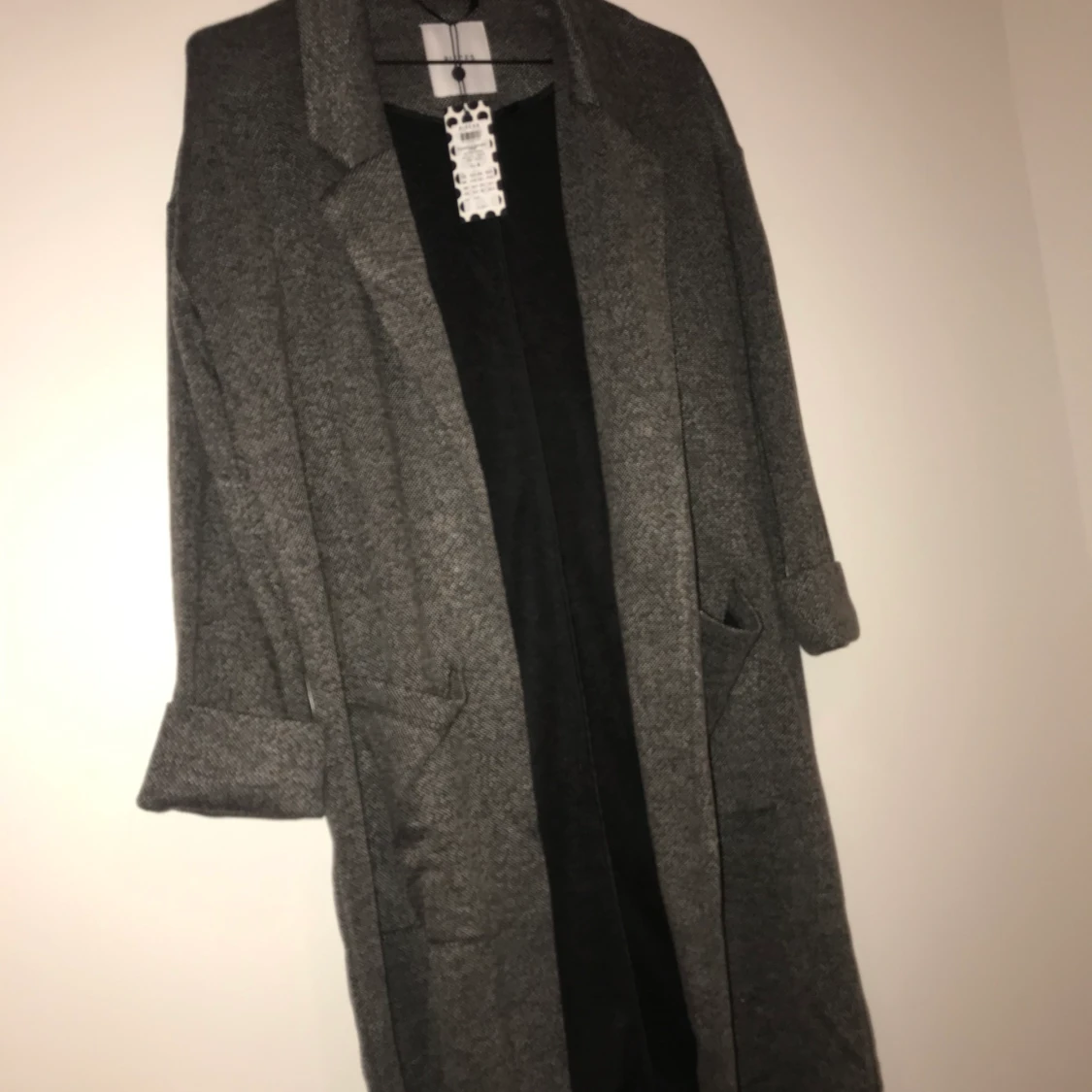 Gråmelerad kappa - 90