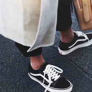  - Old school vans, knappt använda och i nytt skick