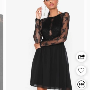  - Super fin svart fest klänning från Nelly eve. Passar en 38 och en 36💖💖