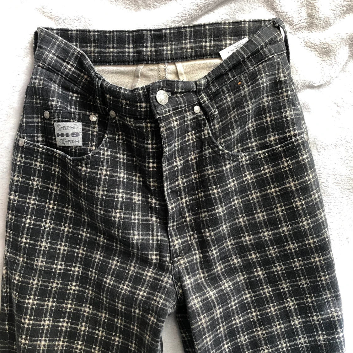 Rutiga 90-tals byxor - 90