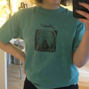  - Cool turkos T-shirt från Gimme5! Rätt använd för ca 1 år sedan men fortfarande i mycket fint skick. Säljer den då jag inte längre använder den. Jag står för frakten och betalning sker via swish:)