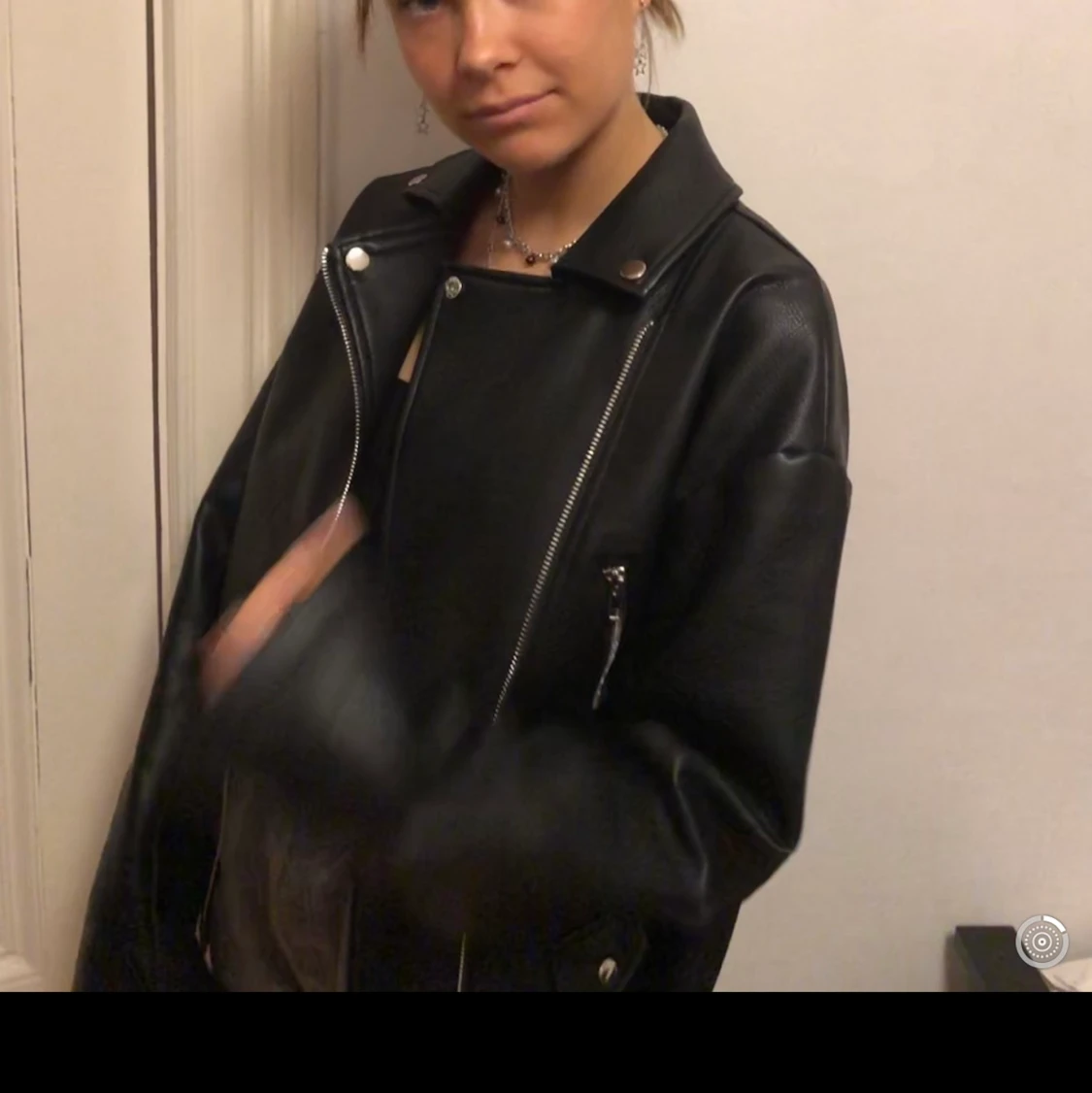 LÄDERJACKA/BIKERJACKA