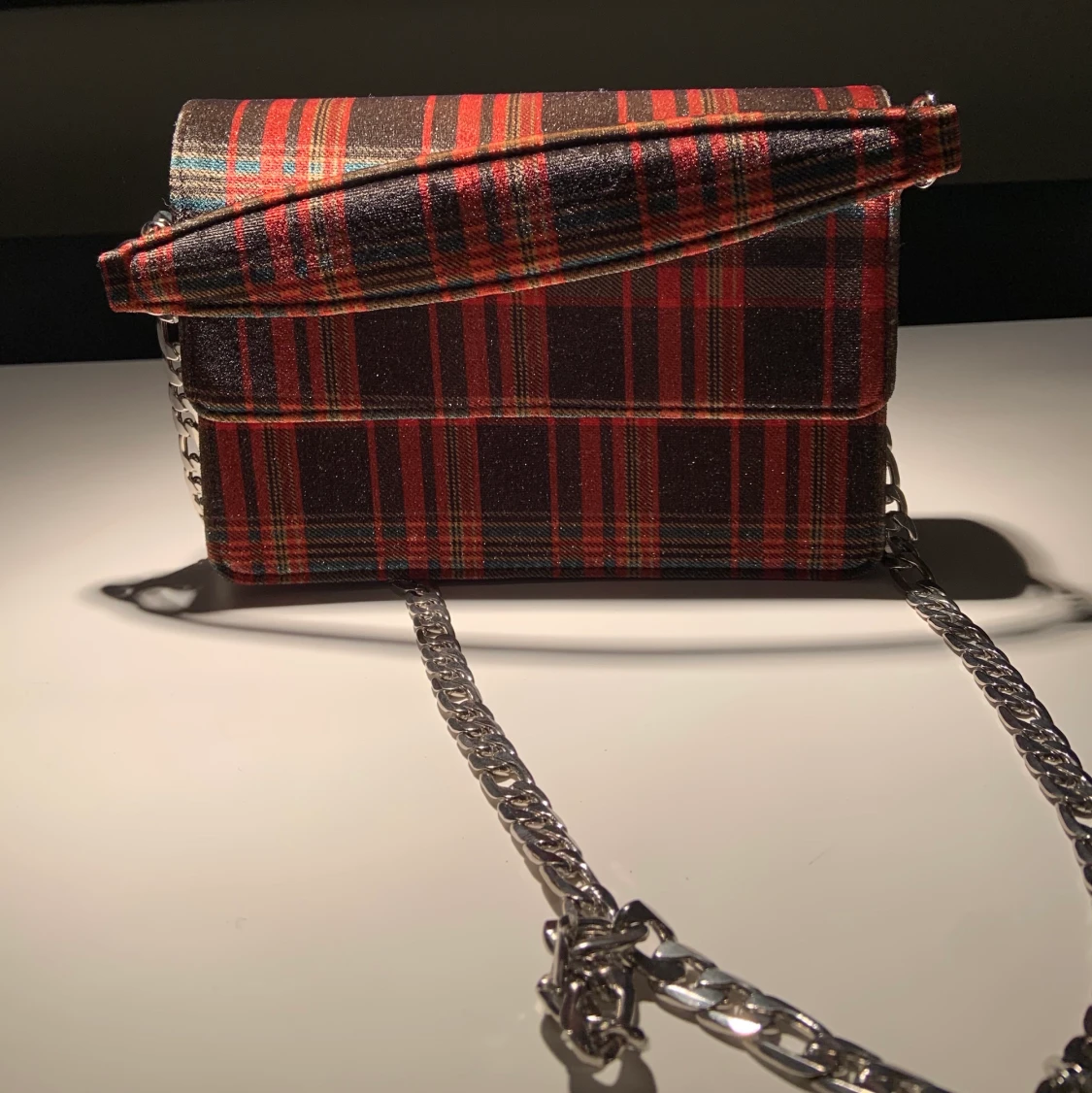 Väska Beck söndergaard, rutig glittrig - 91