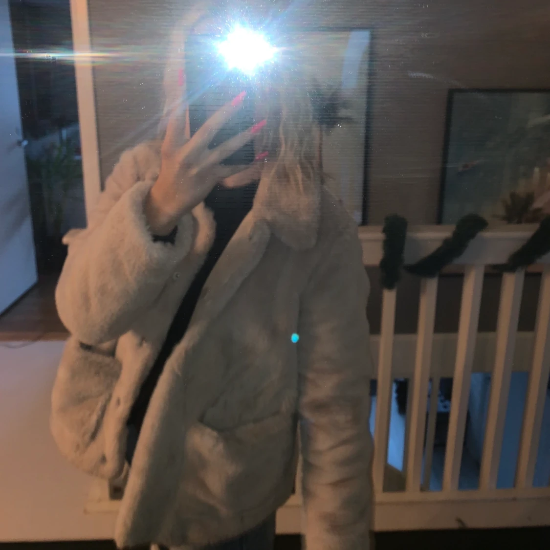 Pälsjacka från H&M  - 90