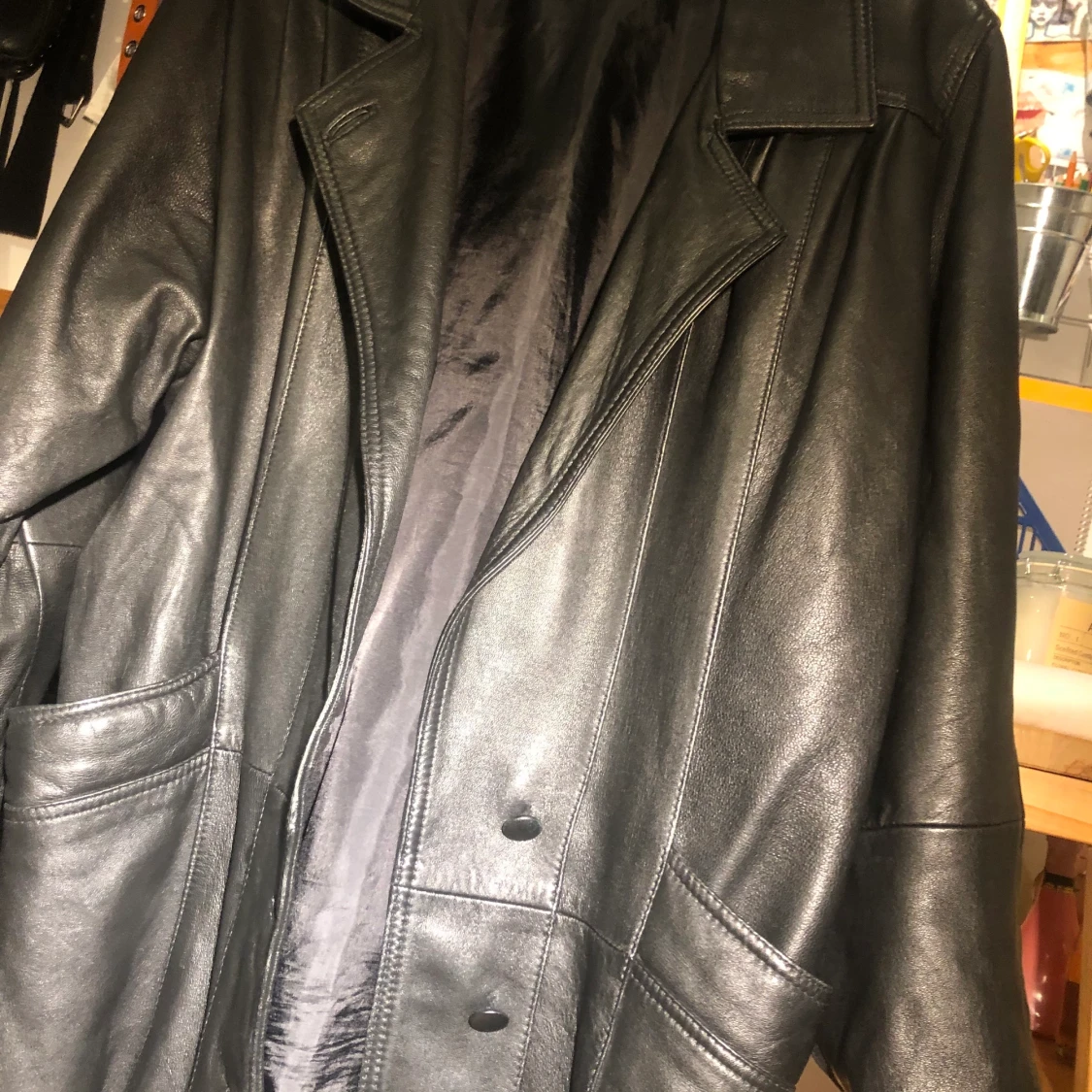 Läderjacka - 91