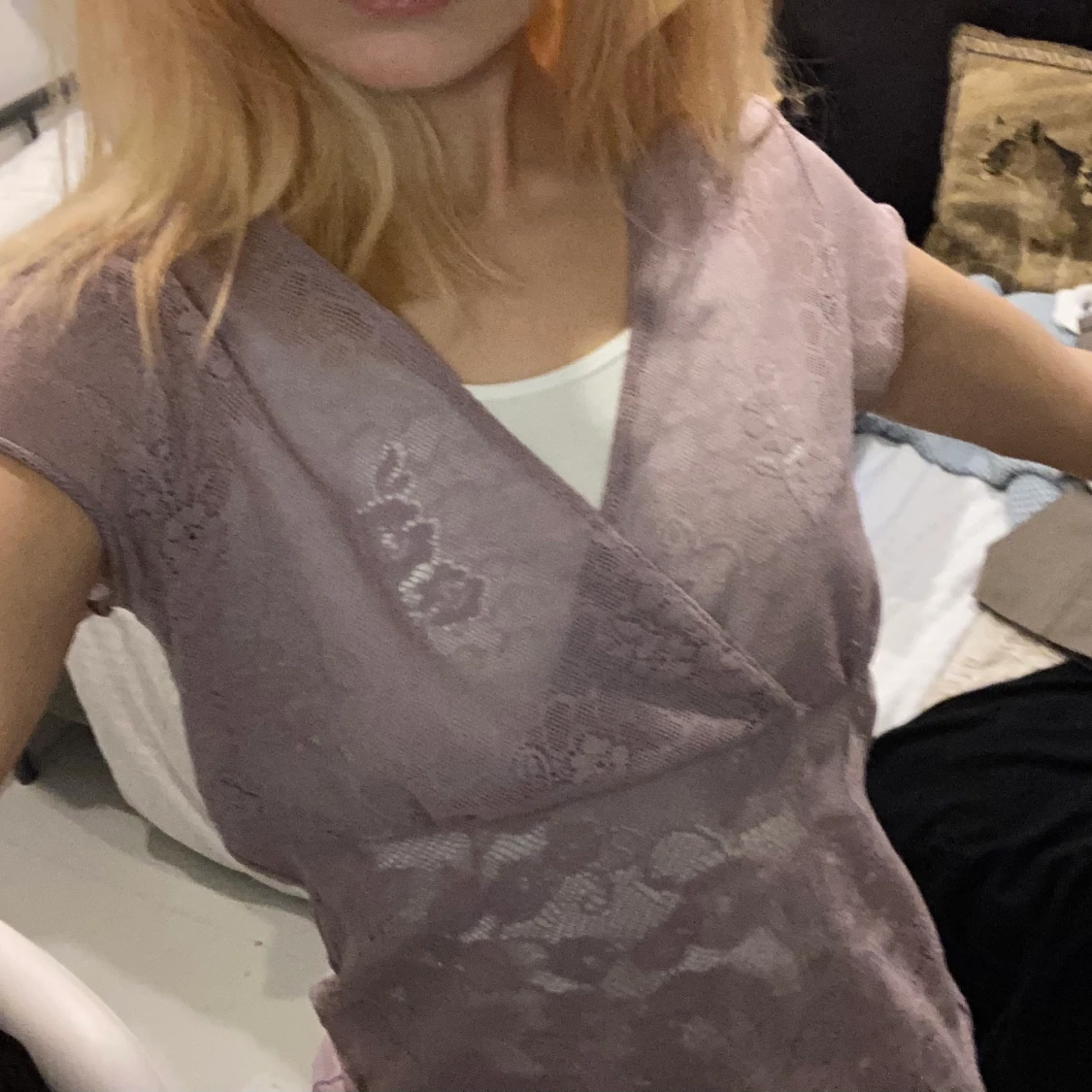 Omlott lace topp  - 90