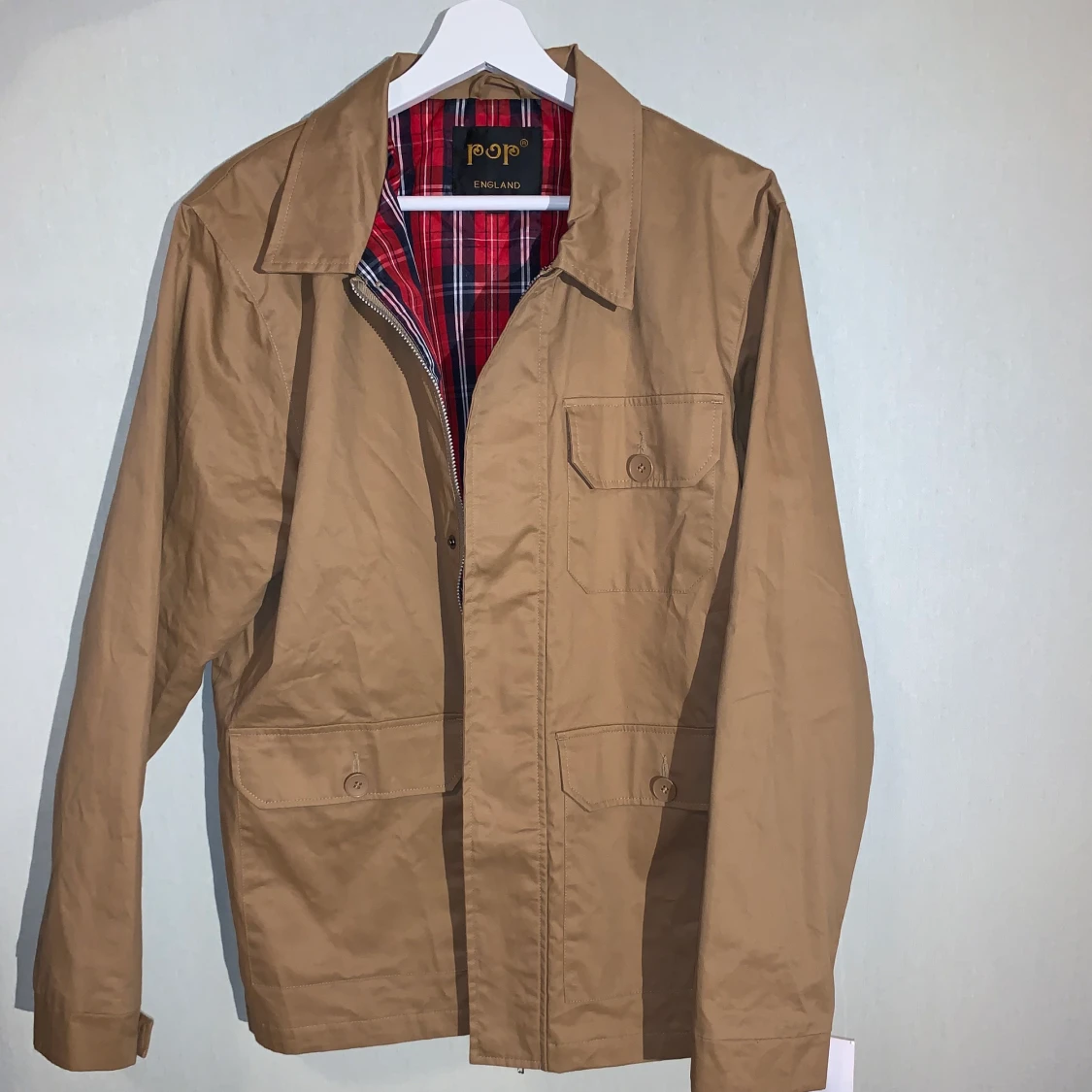 Beige jacka strl S  - 90