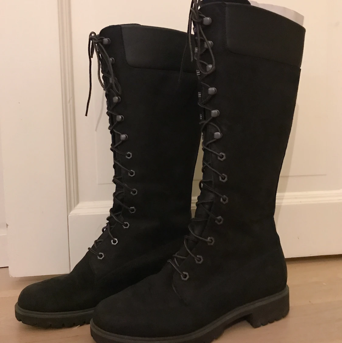 Höga Timberland stövlar svarta