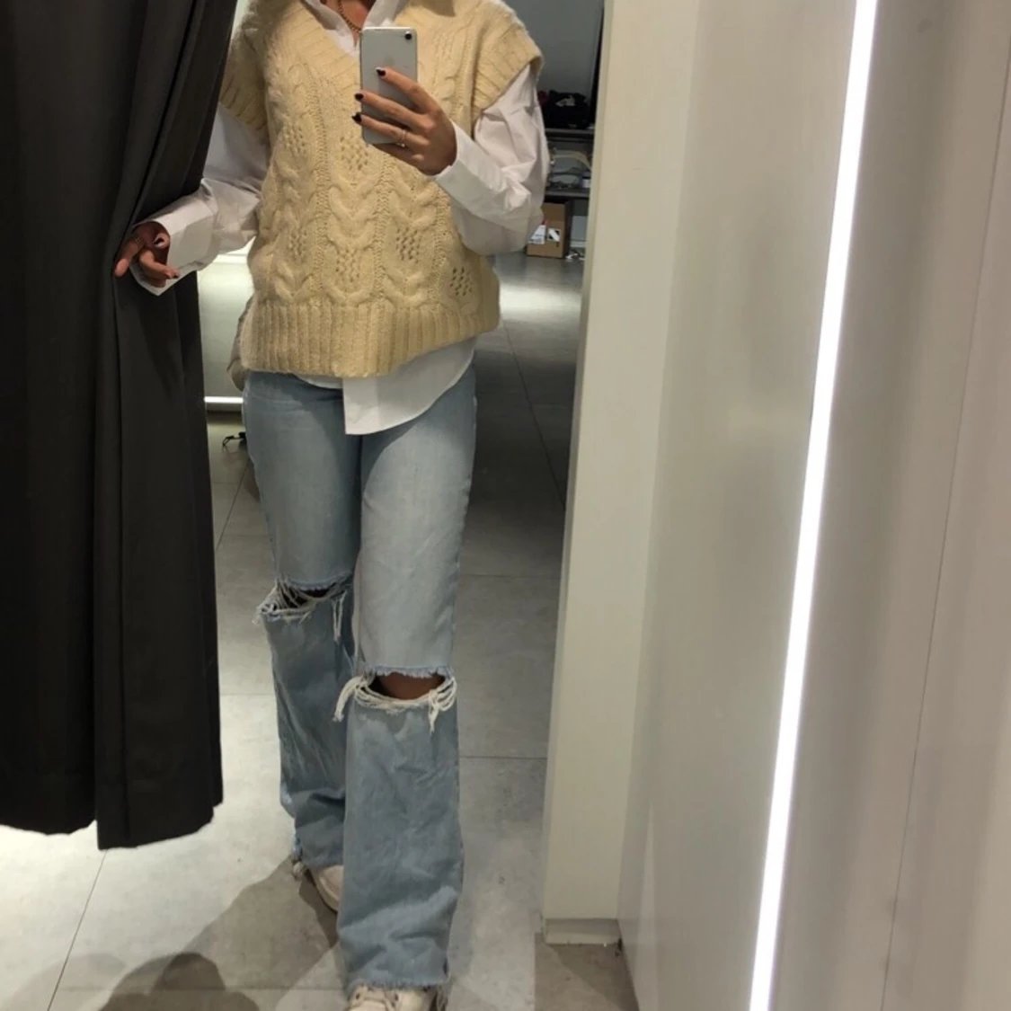 Beige väst från mango - 90