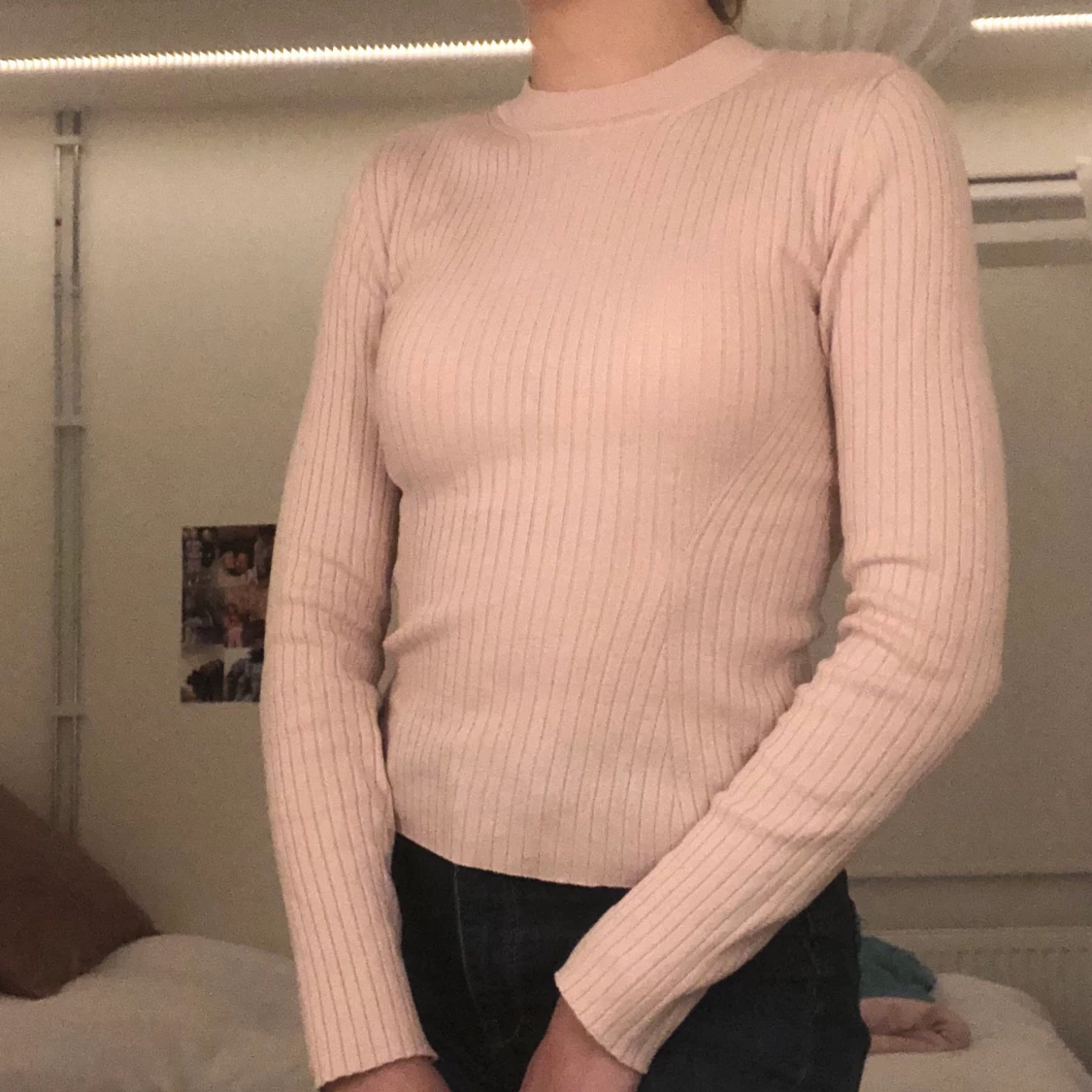 Rosa långärmad tröja - 91