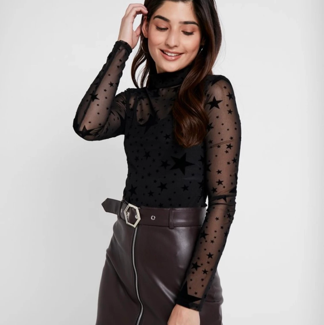 Topp i stjärn-mönster