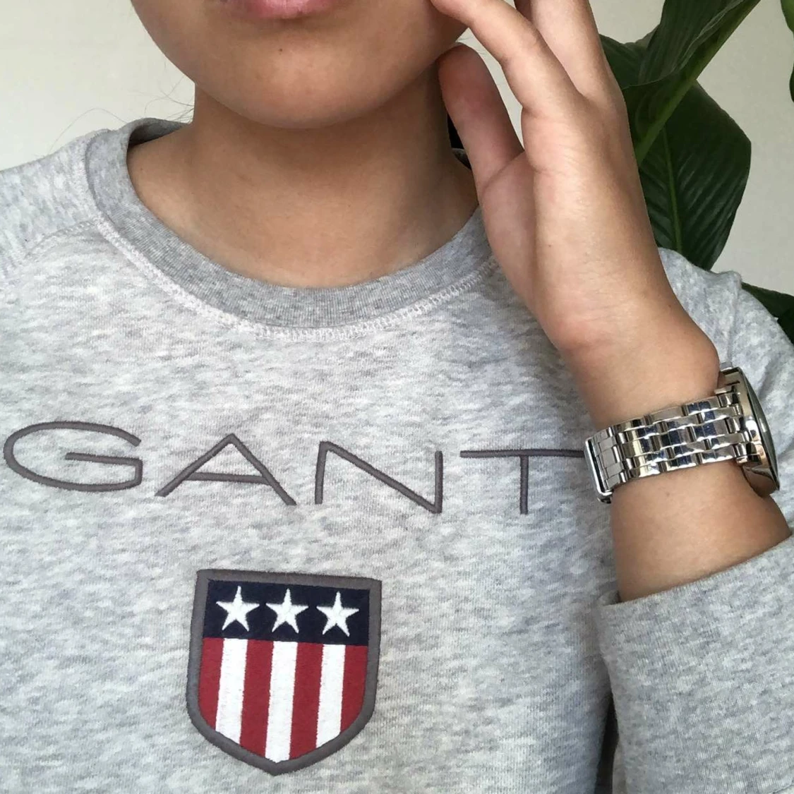 Grå gant tröja - 90