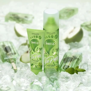 Foot cream och Foot spray - Skäm bort dina fötter👣Dessa goa produkter finns hemma om du vill dofta/ känna på☀️ Vår Feet Up-duo gör torra och trötta fötter mjuka och lena igen. Grönt äpple adderar en återfuktande touch! 🍏💦