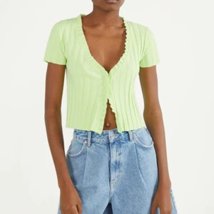 Kofta grön - Kofta med dolda knappar