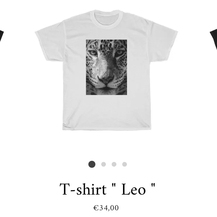 T-shirt med motivet ”Leo” från thecoolelephant, köparen står för frakt . T-shirts.