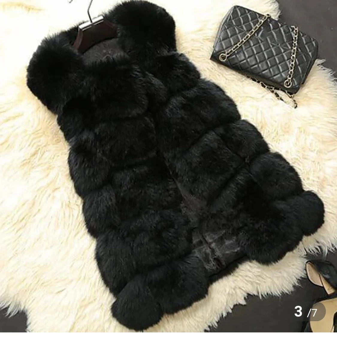 Pälsväst (fuskpäls)