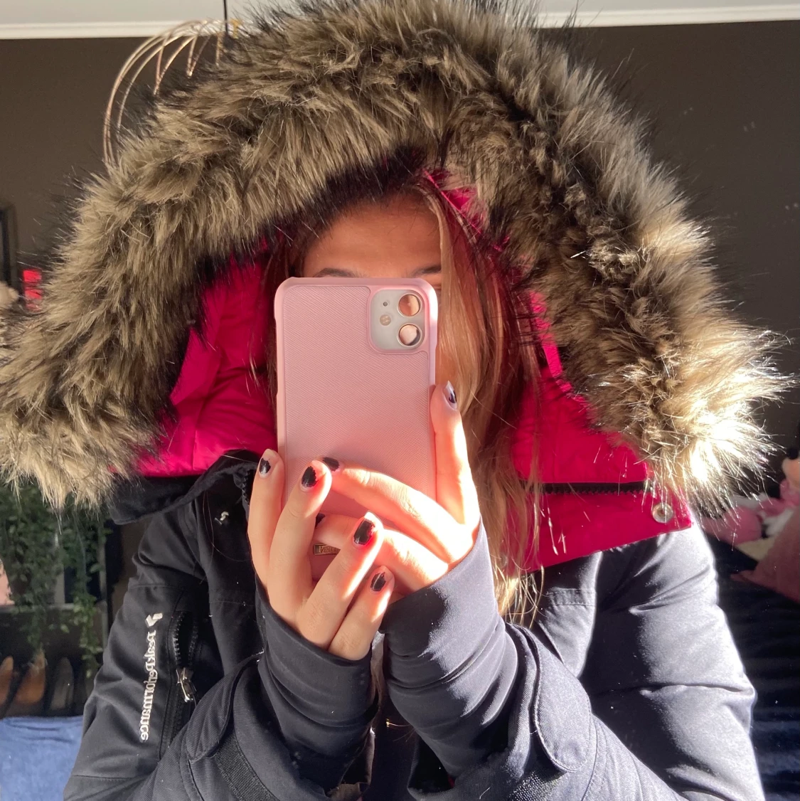 Svart peak performance jacka - 90