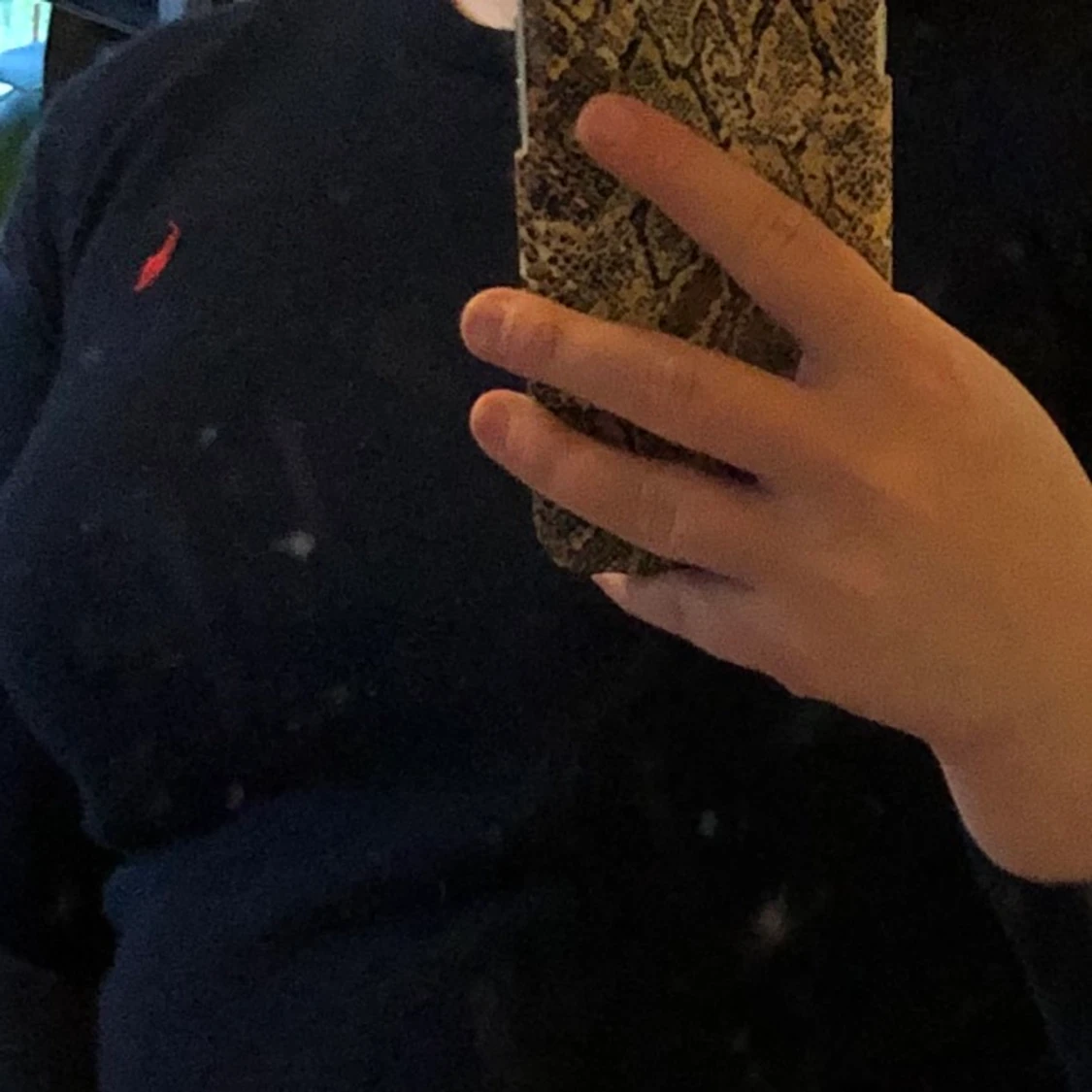 Ralph lauren tröja (blå)  - 90