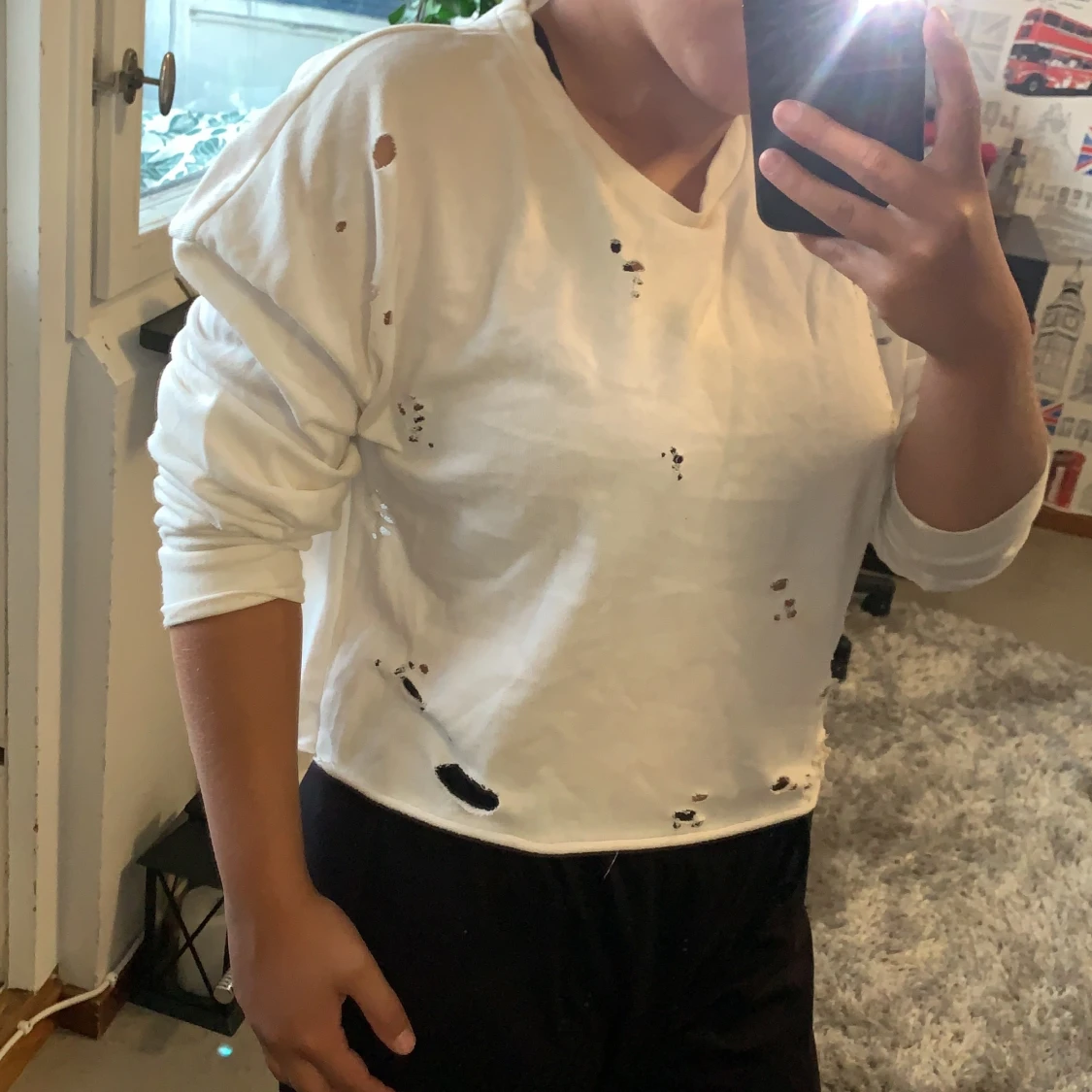 Vit tröja från Bikbok - 90