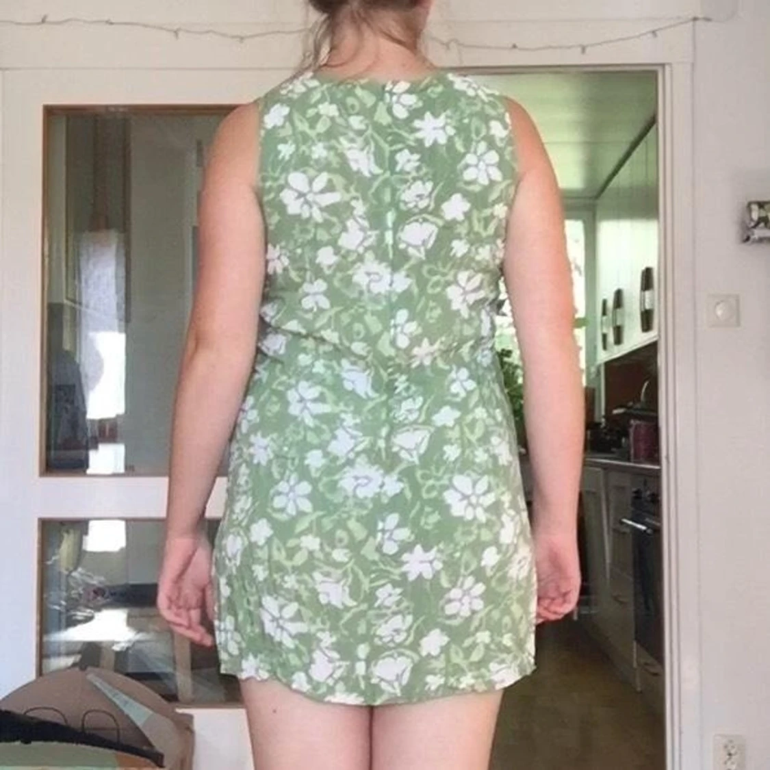 Grön miniklänning - 90