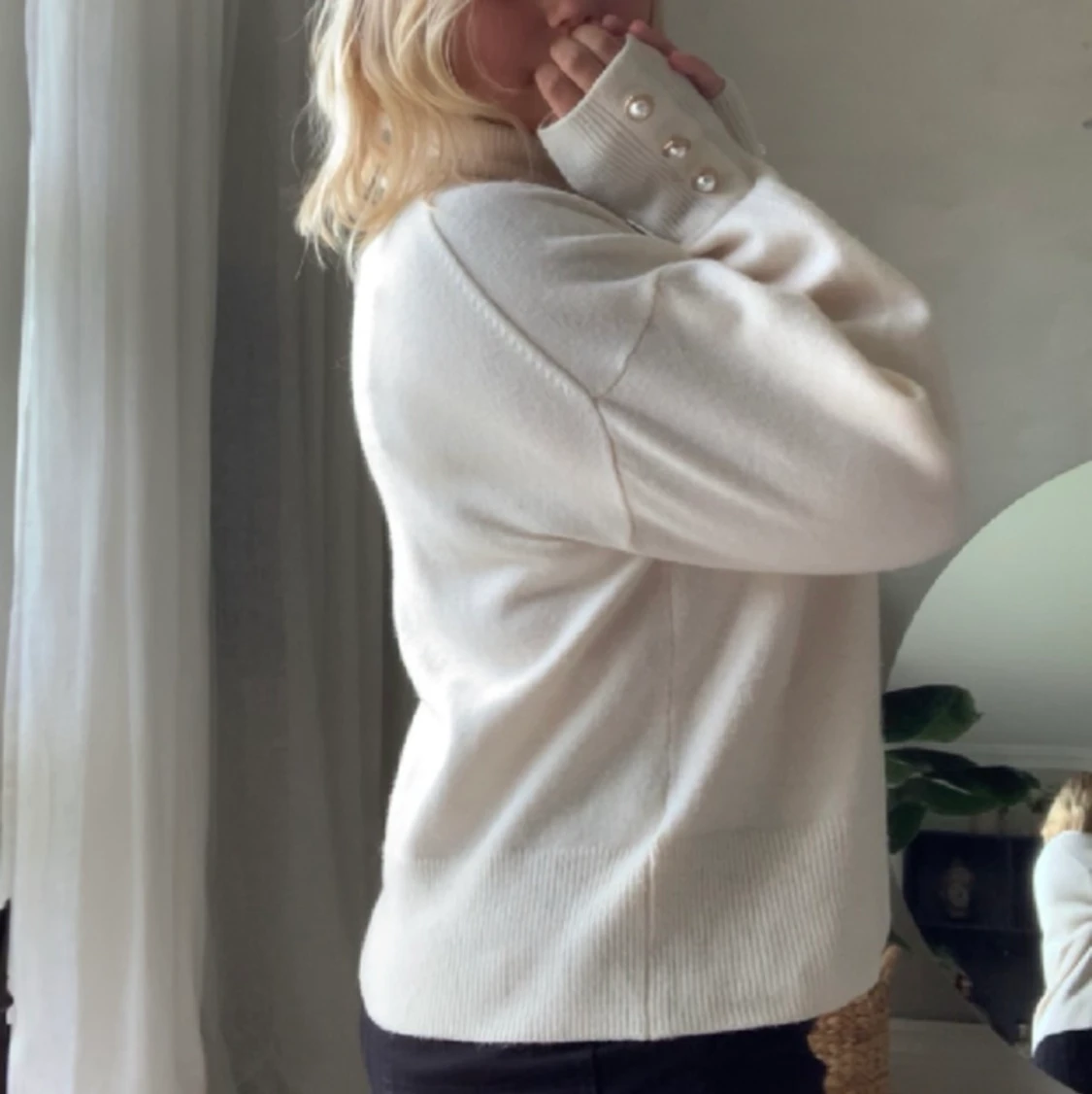 jätte gosig stickadtröja - 91