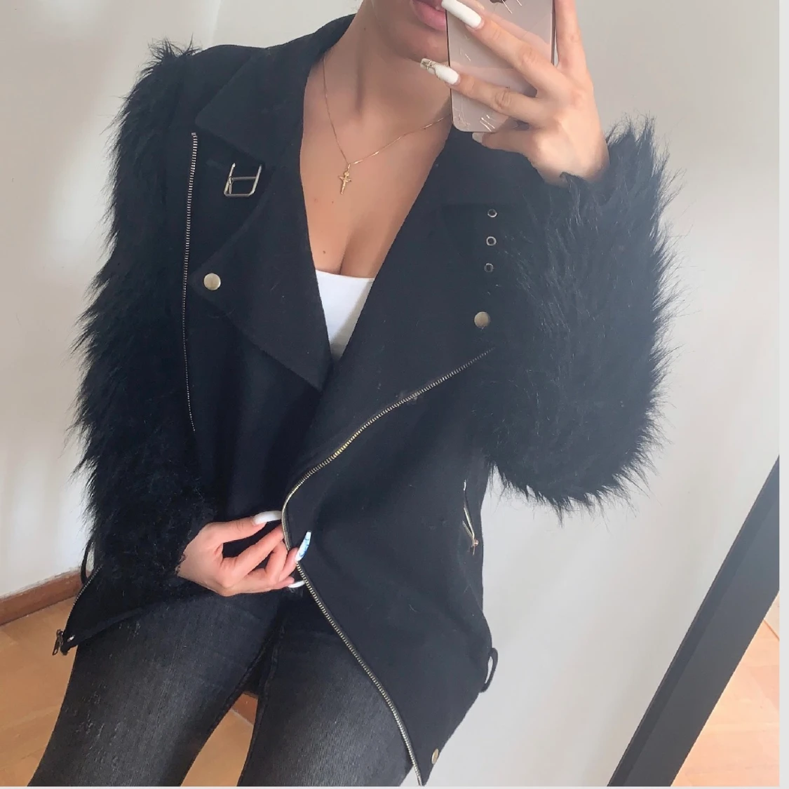 Kort trenchcoat 300:-