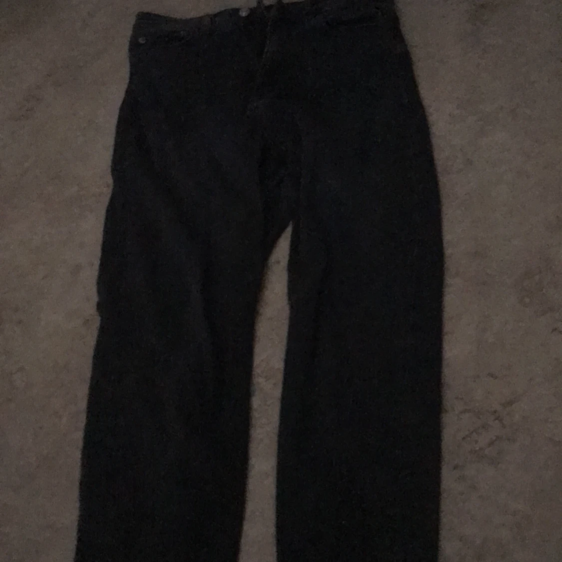 Mom jeans mörkgrå - 91