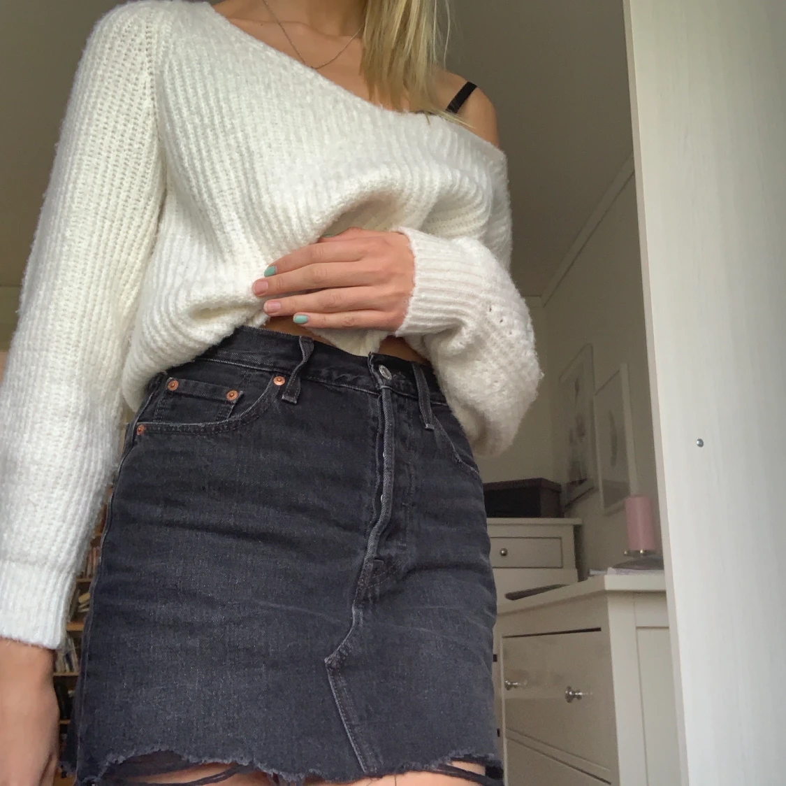 Levis kjol deconstructed skirt - 90