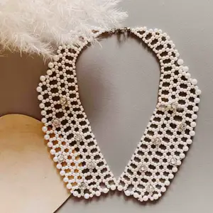 Vintage halsband med pärlor 