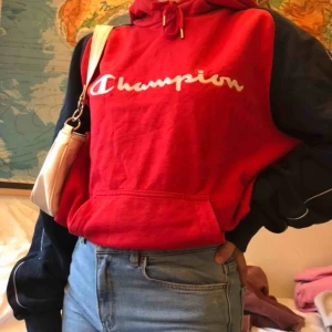  - Säljer nu min favorithoodie från Champion!! Den har verkligen så fina färger och är i så bra skick. Den är Köpt på Beyond Retro. Står att det är storlek L men skulle säga passar mer S eller M. Möts gärna upp i Stockholm vid intresse!!