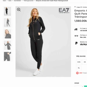  - Ea7 Armani, storlek xs oanvänd med lappar kvar, kvitto finns